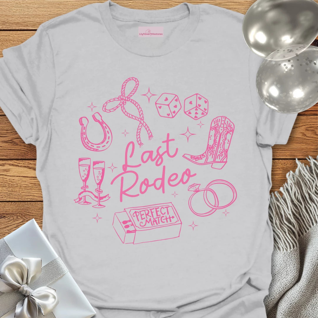 Last Rodeo - Bachelorette Party T-Shirt