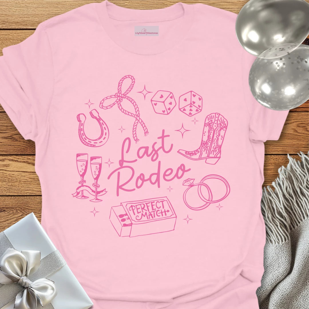 Last Rodeo - Bachelorette Party T-Shirt