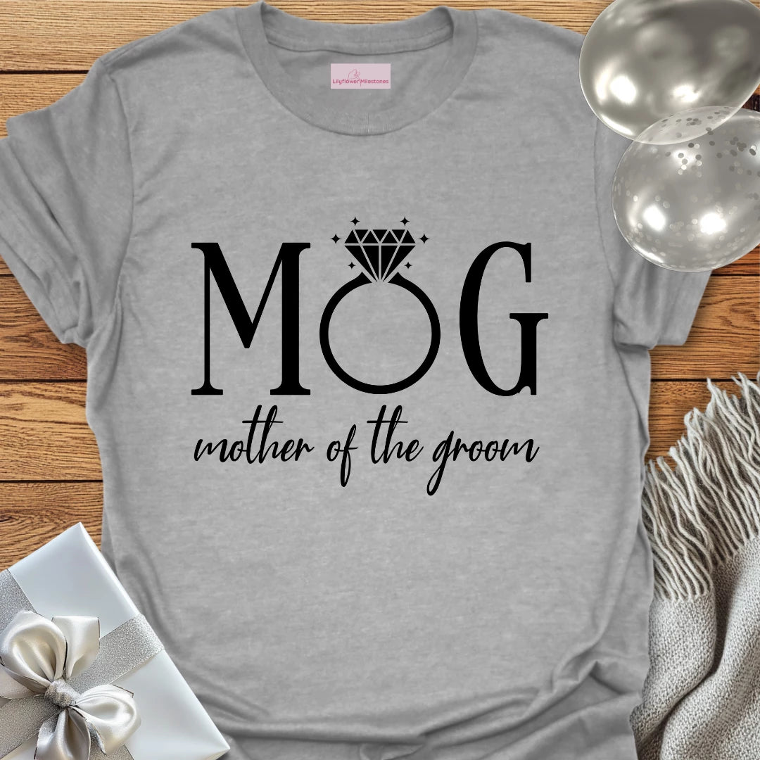 MOG, Mother of the Groom - Wedding T-Shirt