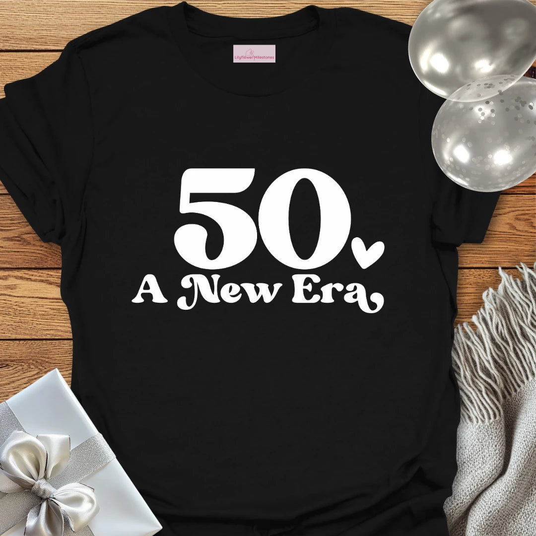 Fifty, A New Era - 50th Birthday T-Shirt