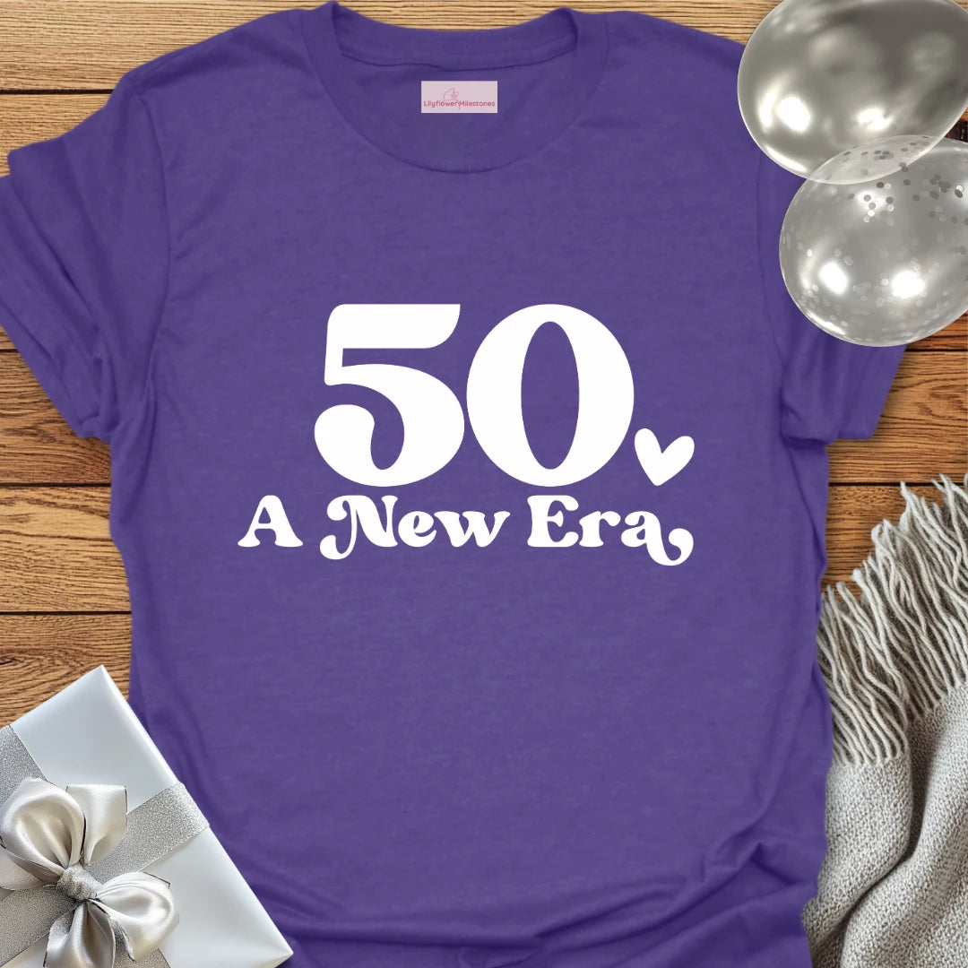 Fifty, A New Era - 50th Birthday T-Shirt