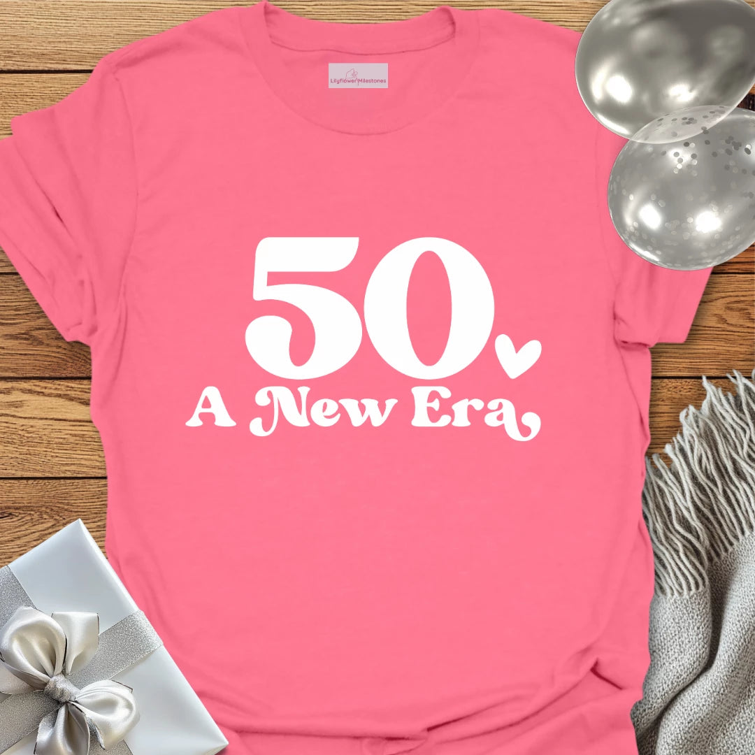 Fifty, A New Era - 50th Birthday T-Shirt
