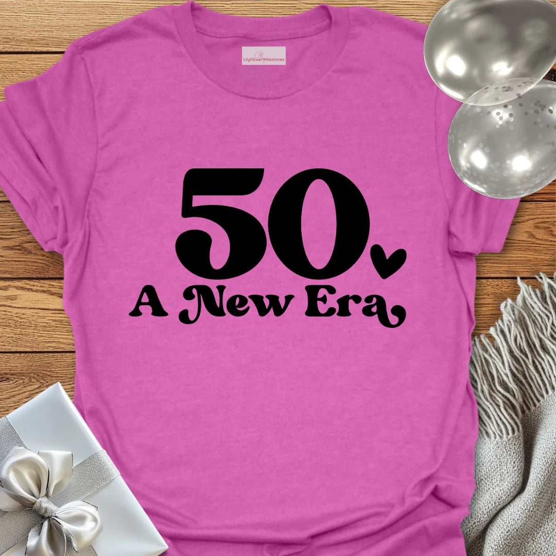 Fifty, A New Era - 50th Birthday T-Shirt