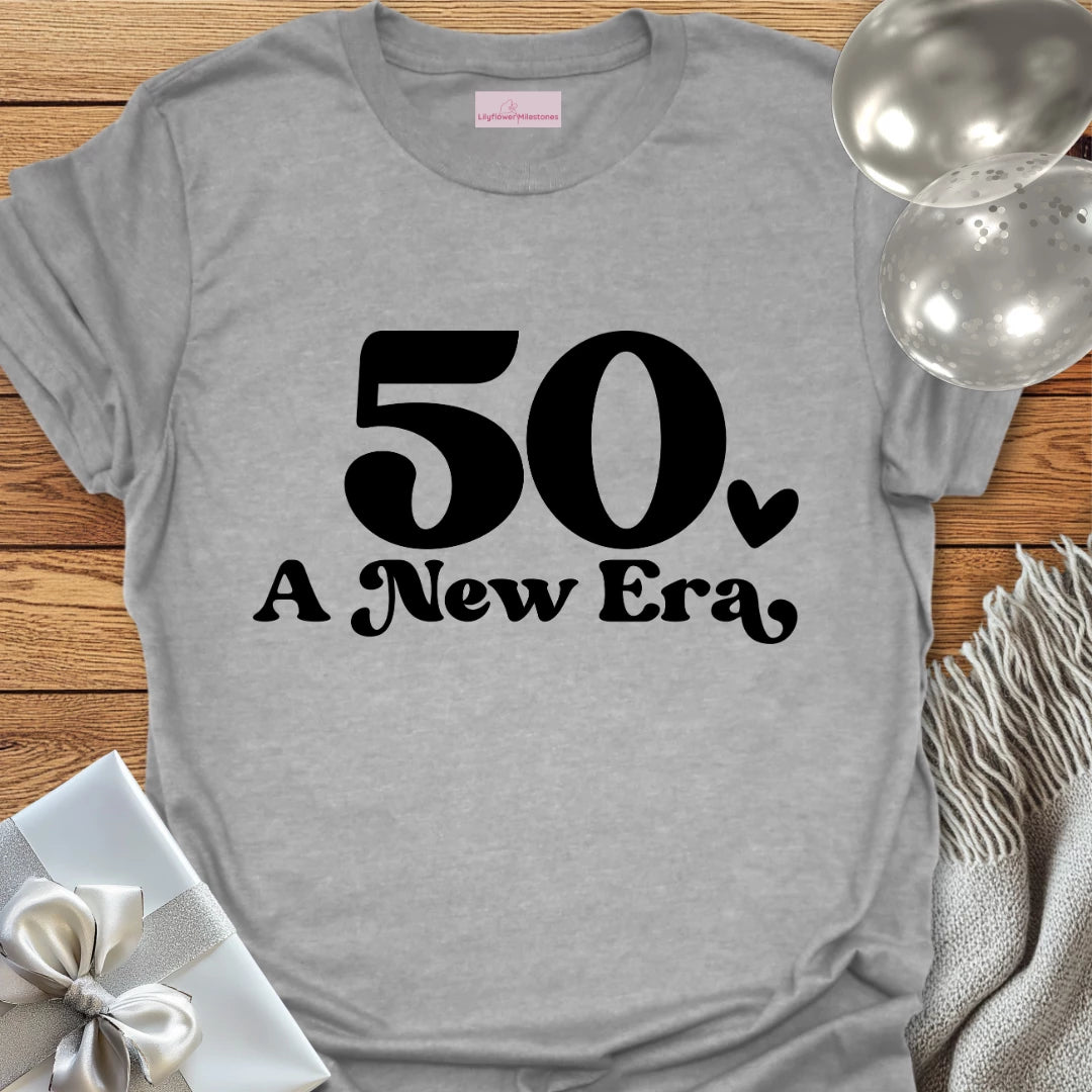 Fifty, A New Era - 50th Birthday T-Shirt