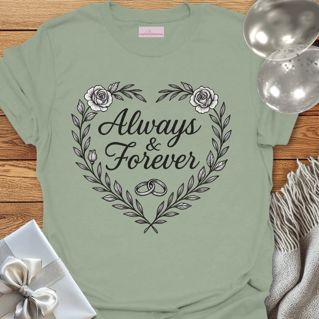 Always & Forever Wedding T-Shirt