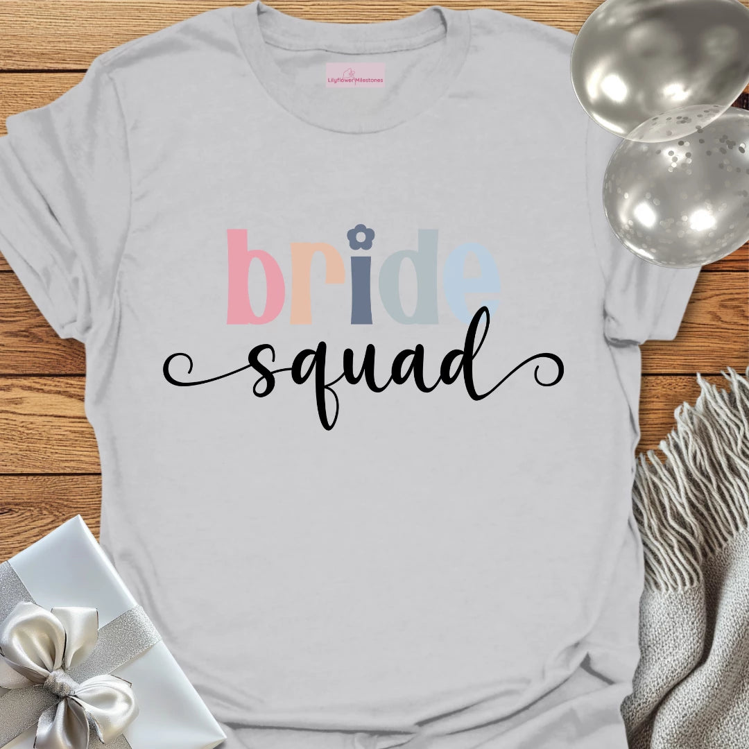 Bride Squad Wedding T-Shirt