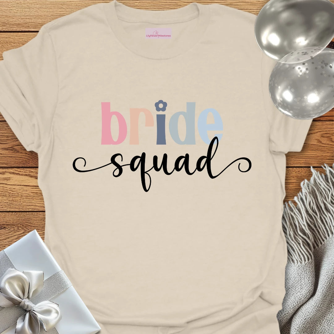 Bride Squad Wedding T-Shirt
