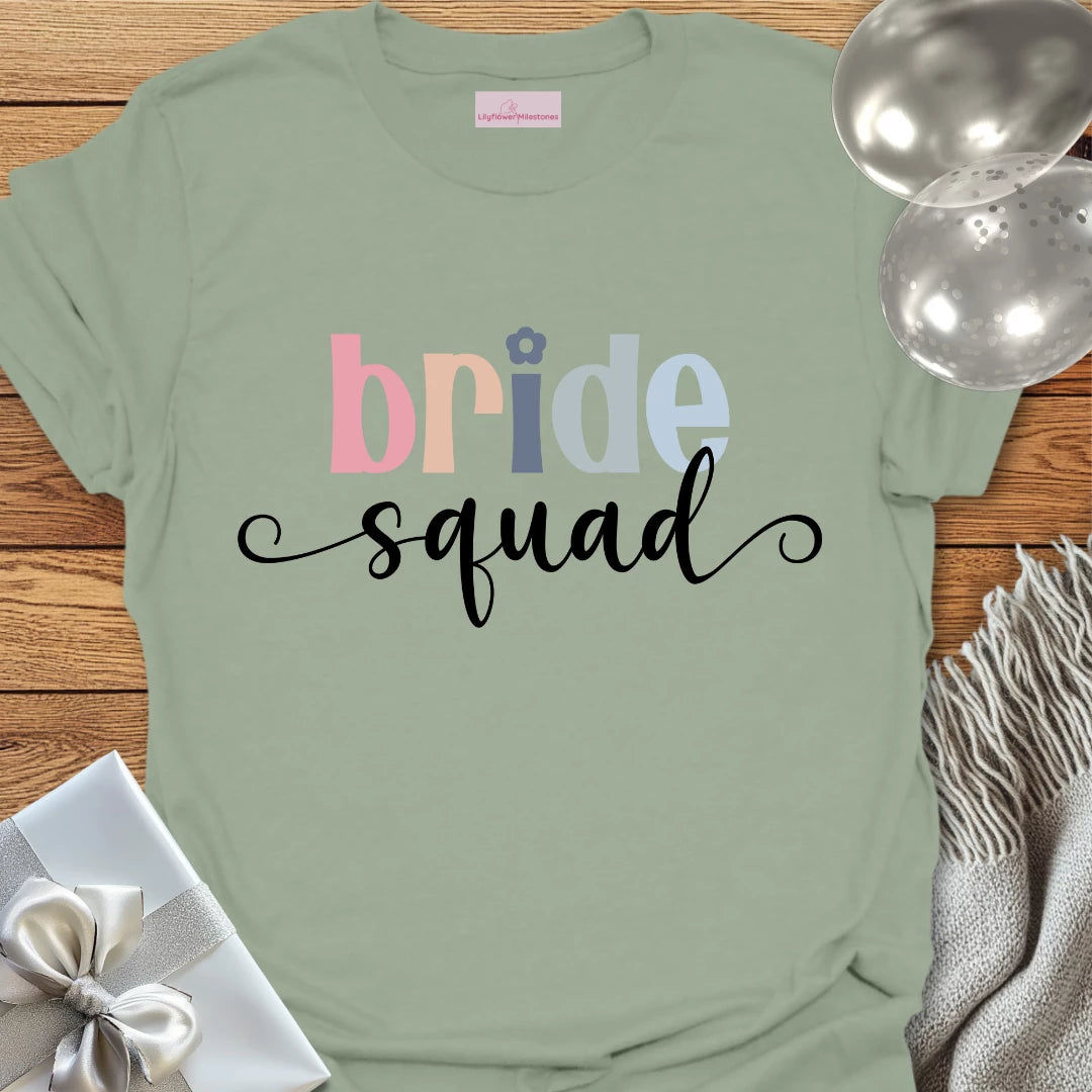 Bride Squad Wedding T-Shirt