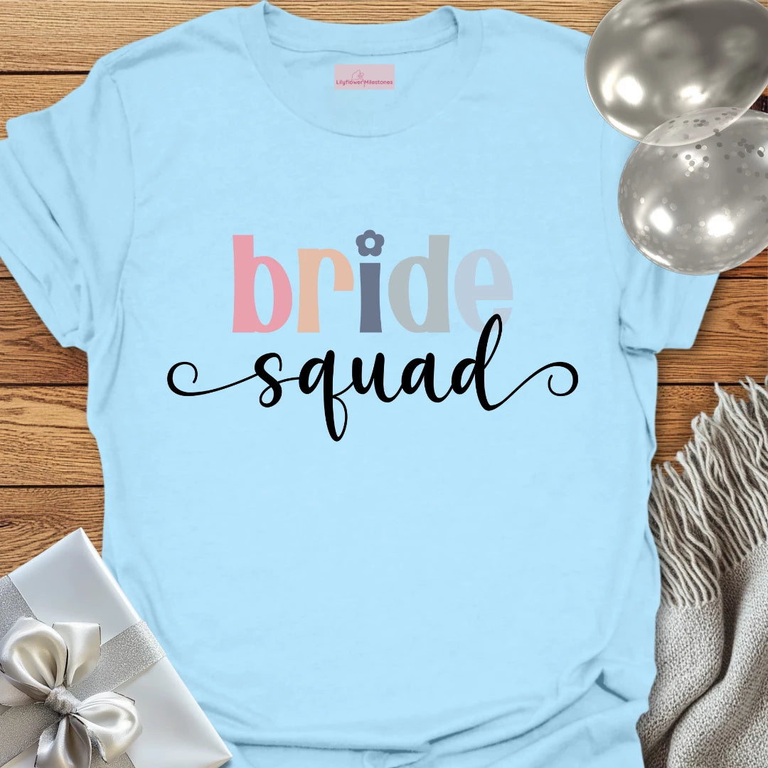 Bride Squad Wedding T-Shirt