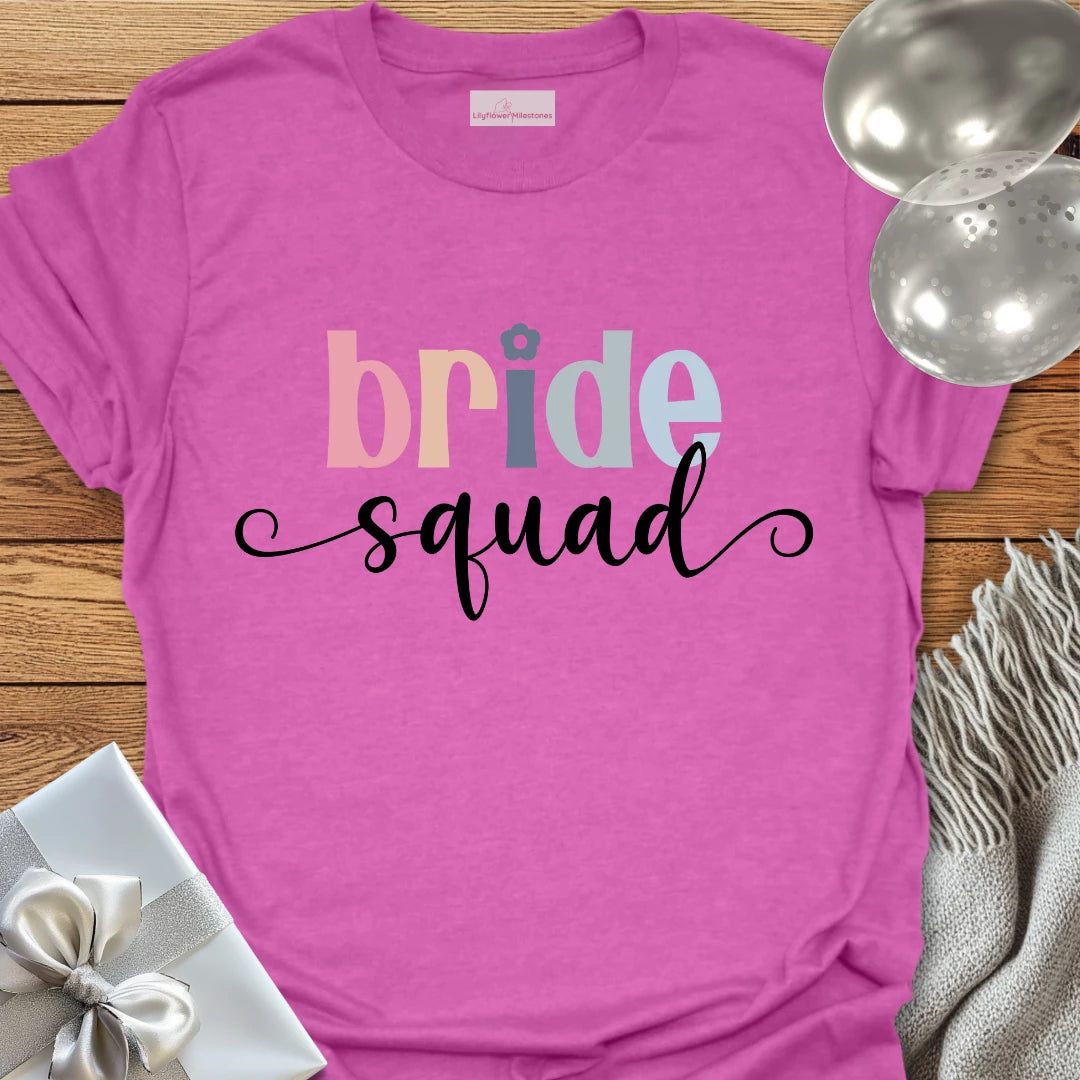 Bride Squad Wedding T-Shirt