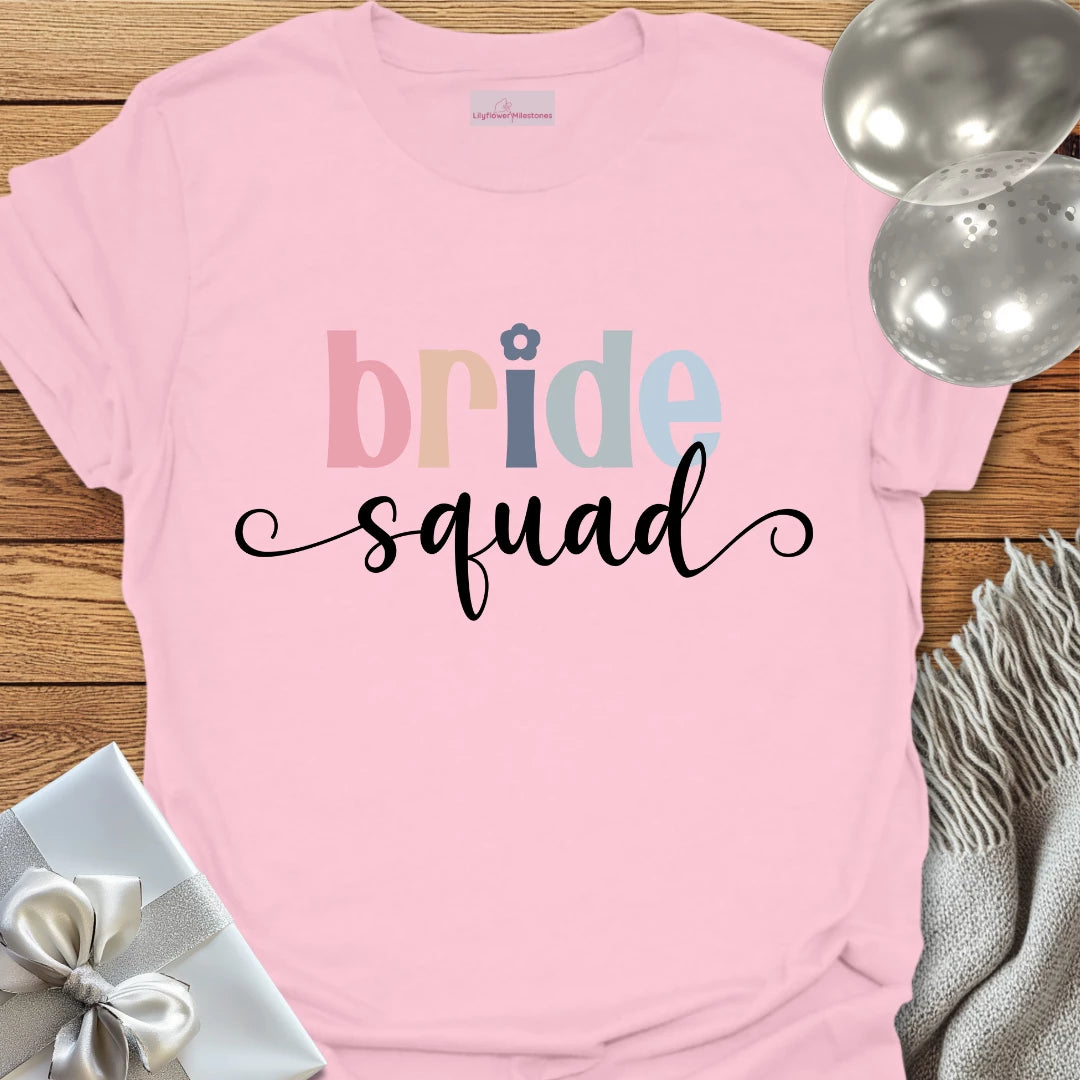Bride Squad Wedding T-Shirt