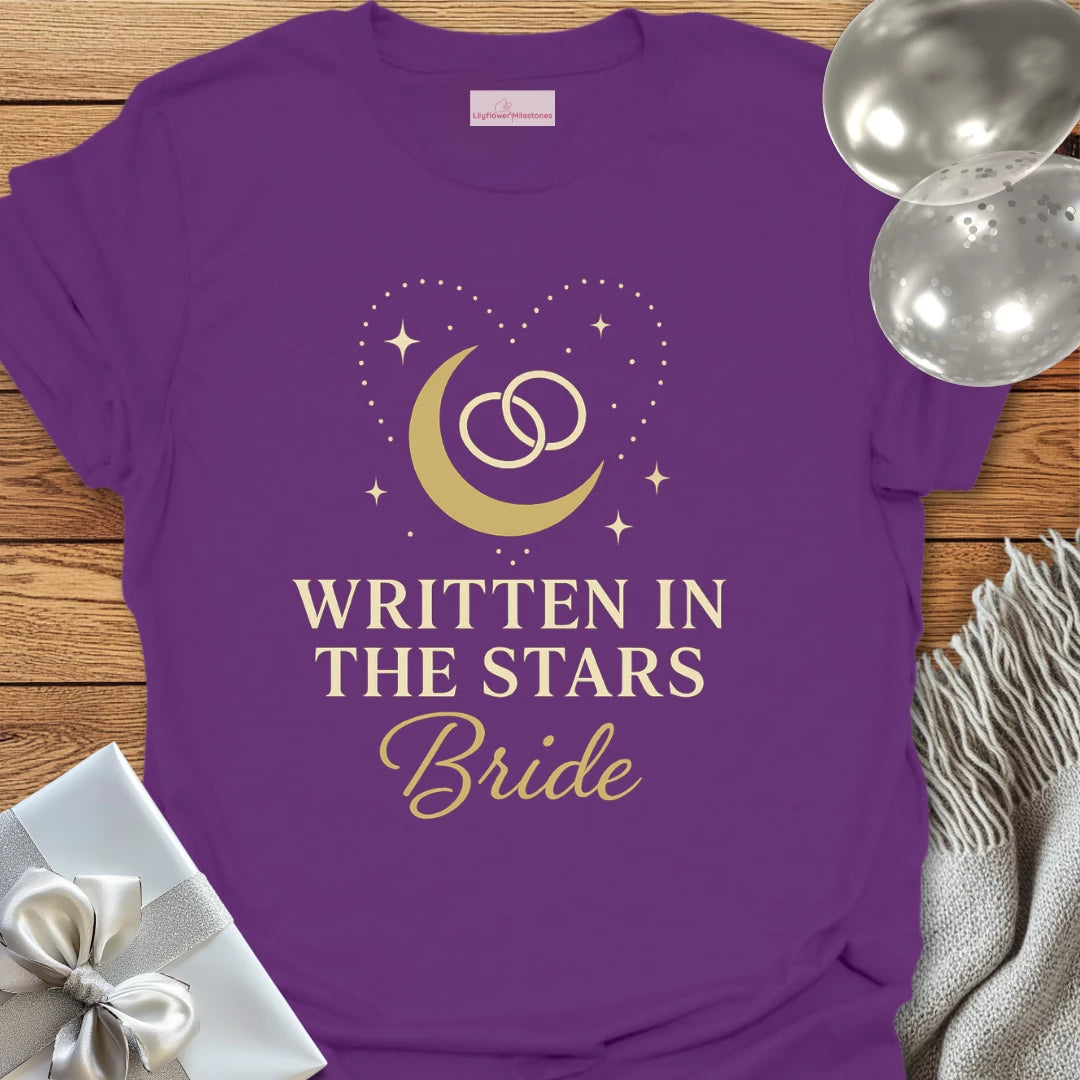 Bride, Written in the Stars Wedding T-Shirt
