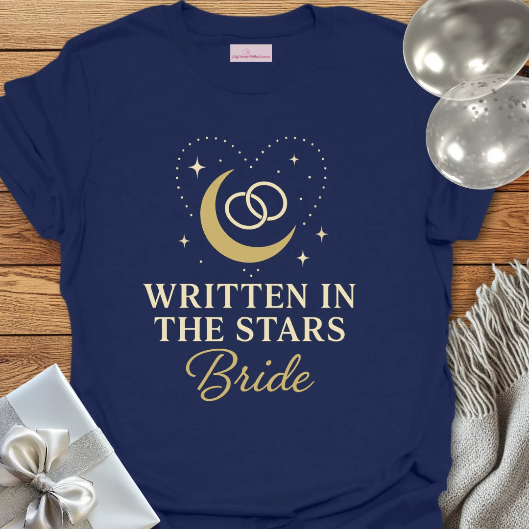Bride, Written in the Stars Wedding T-Shirt