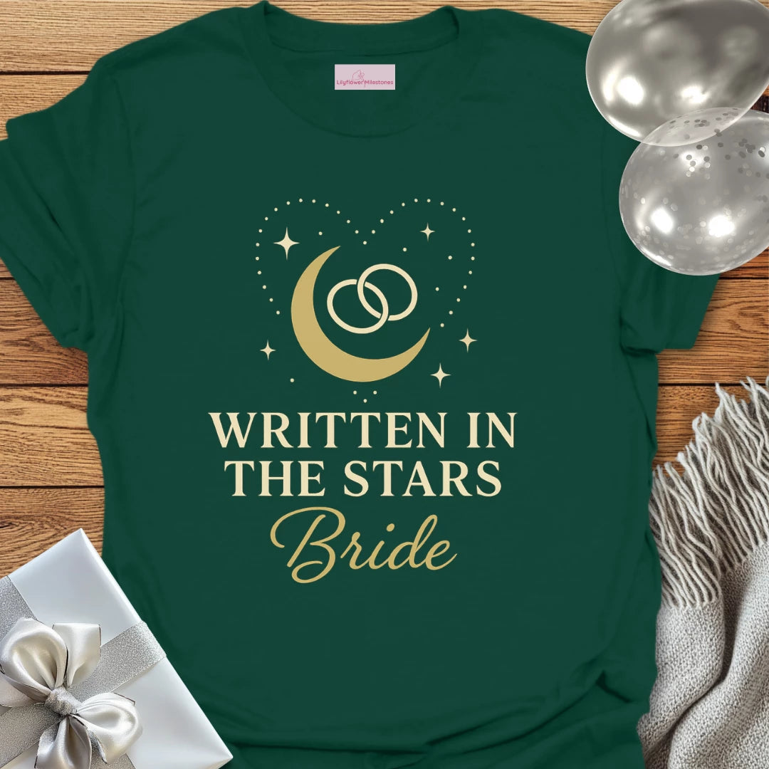 Bride, Written in the Stars Wedding T-Shirt