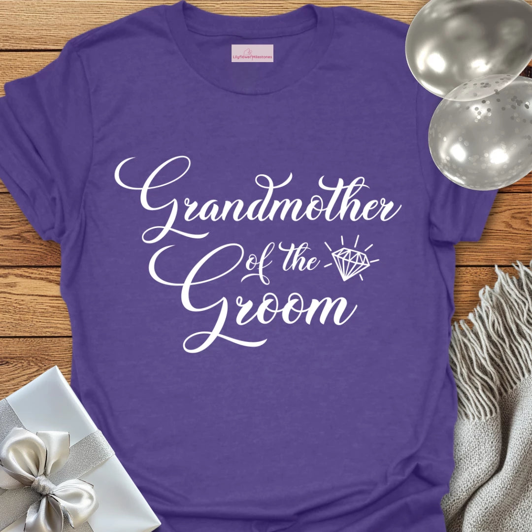 Grandmother of the Groom - Bridal Party T-Shirt