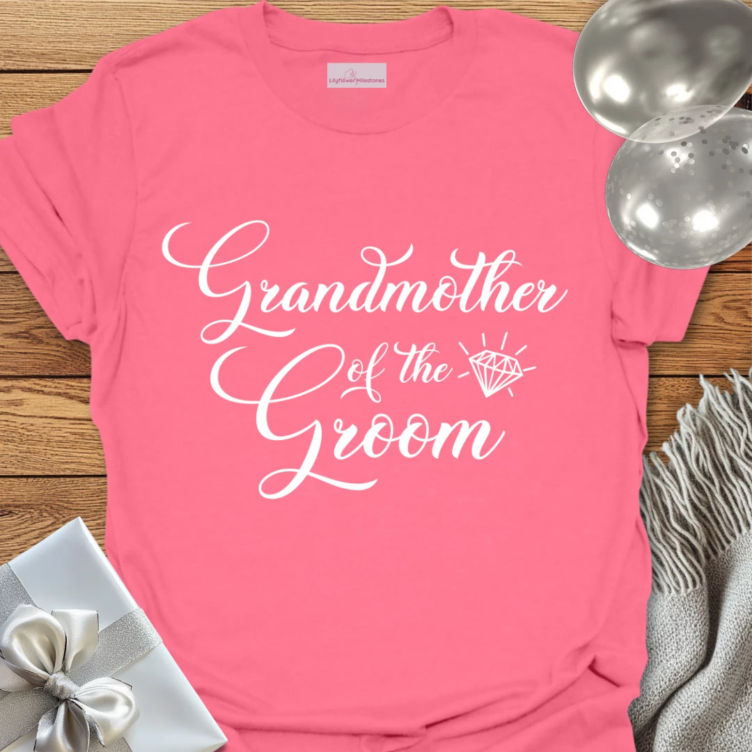 Grandmother of the Groom - Bridal Party T-Shirt