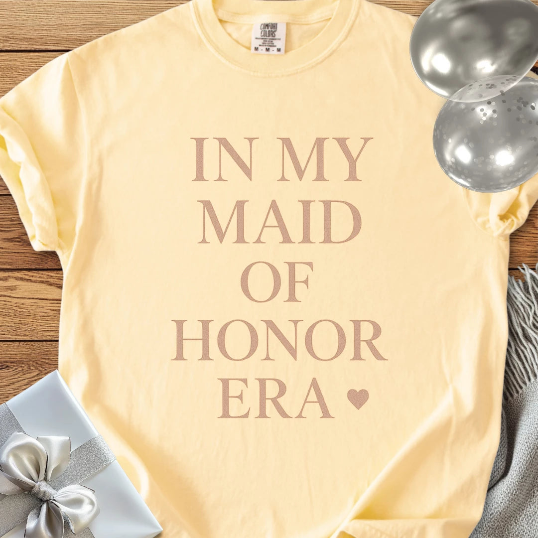 In My Maid of Honor Era - Premium Eras Collection Bridal Party T-Shirt