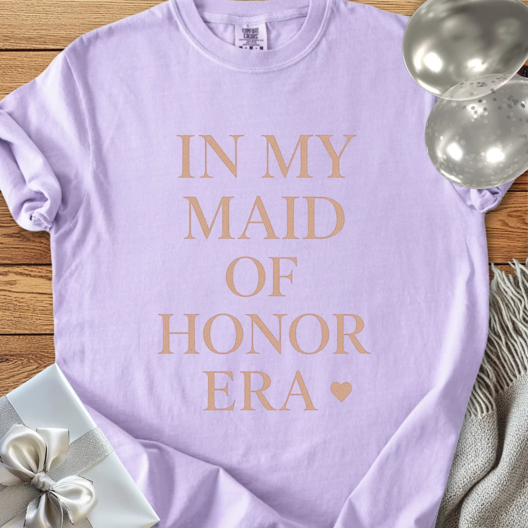 In My Maid of Honor Era - Premium Eras Collection Bridal Party T-Shirt