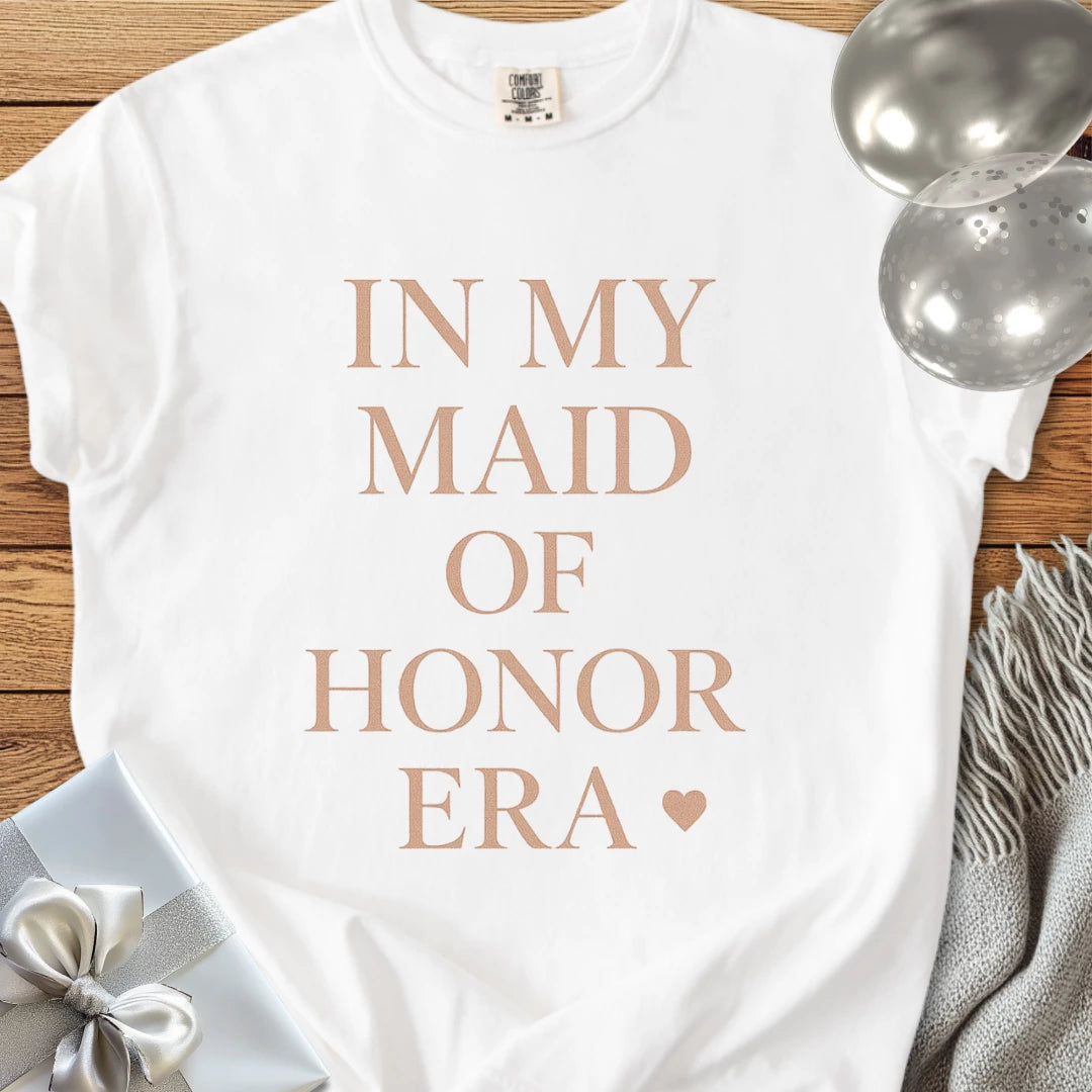 In My Maid of Honor Era - Premium Eras Collection Bridal Party T-Shirt