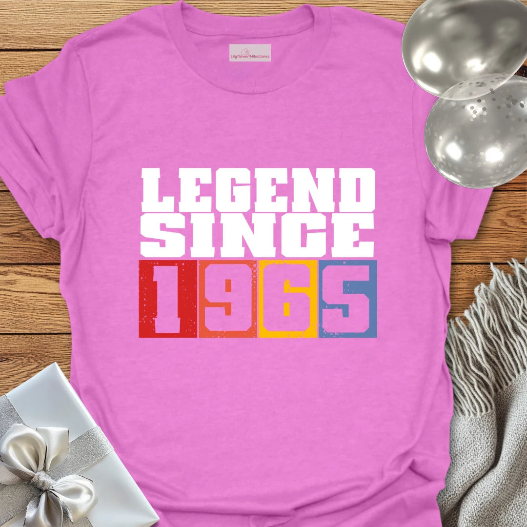 Legend Since 1965 - 60th Birthday T-Shirt
