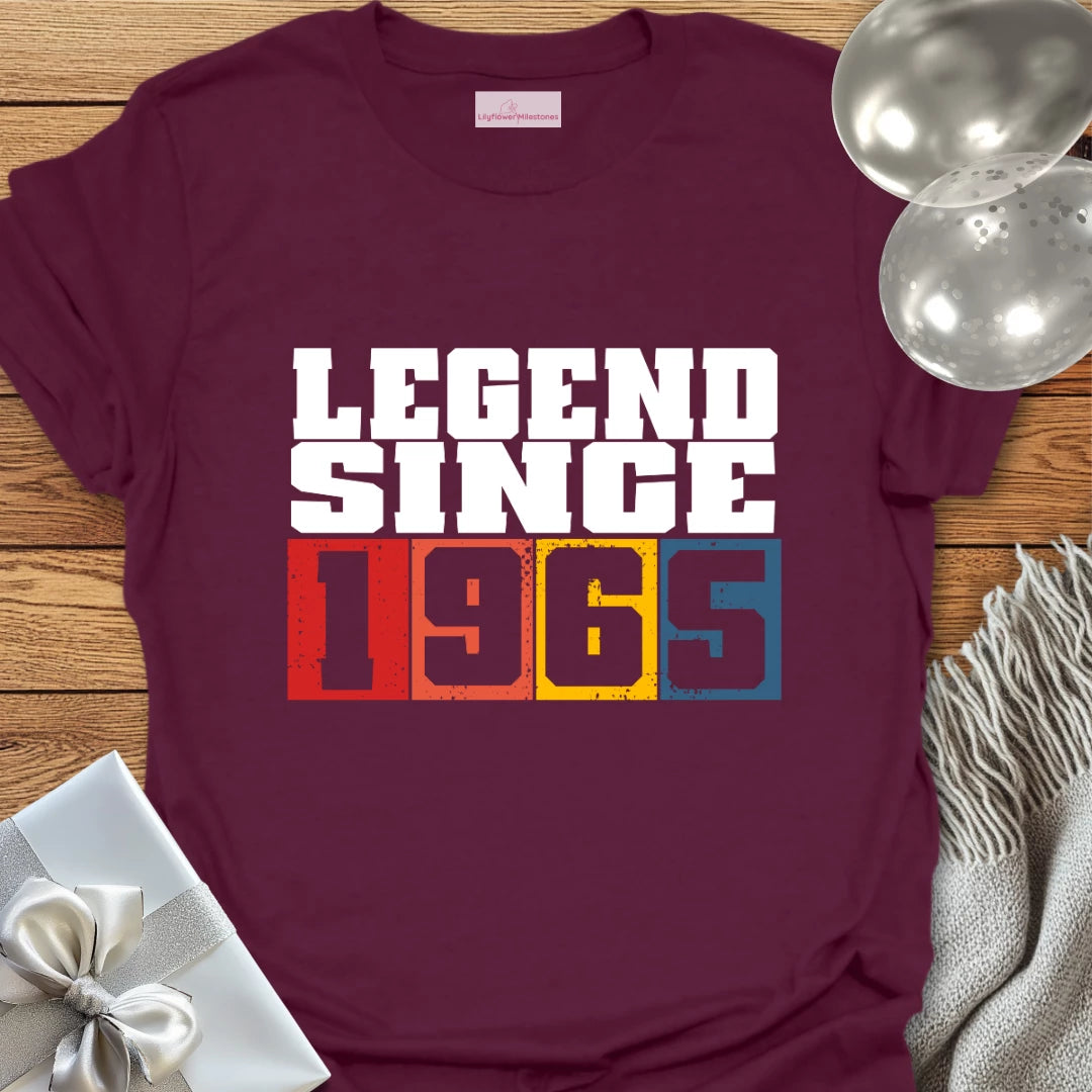 Legend Since 1965 - 60th Birthday T-Shirt