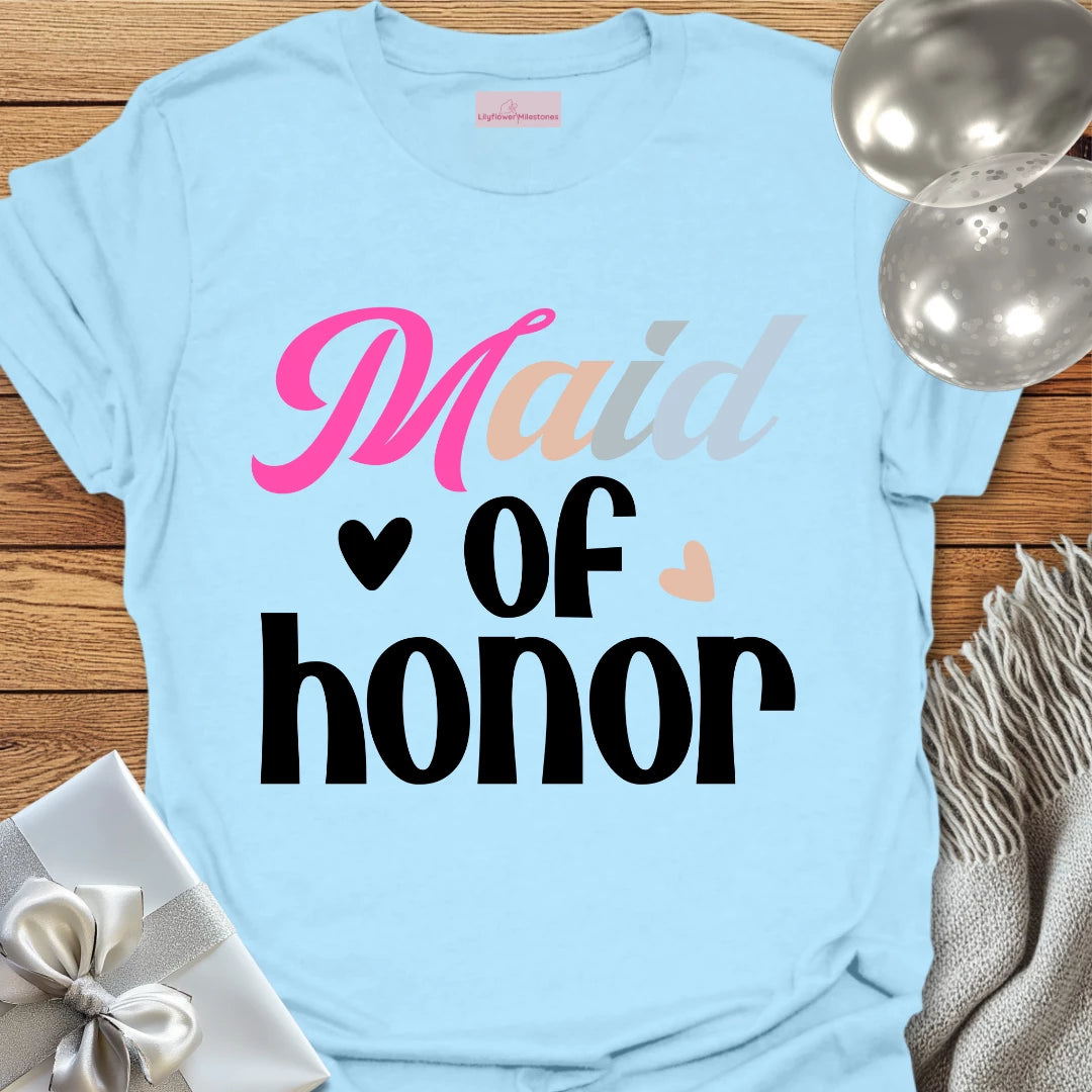 Maid of Honor Wedding T-Shirt
