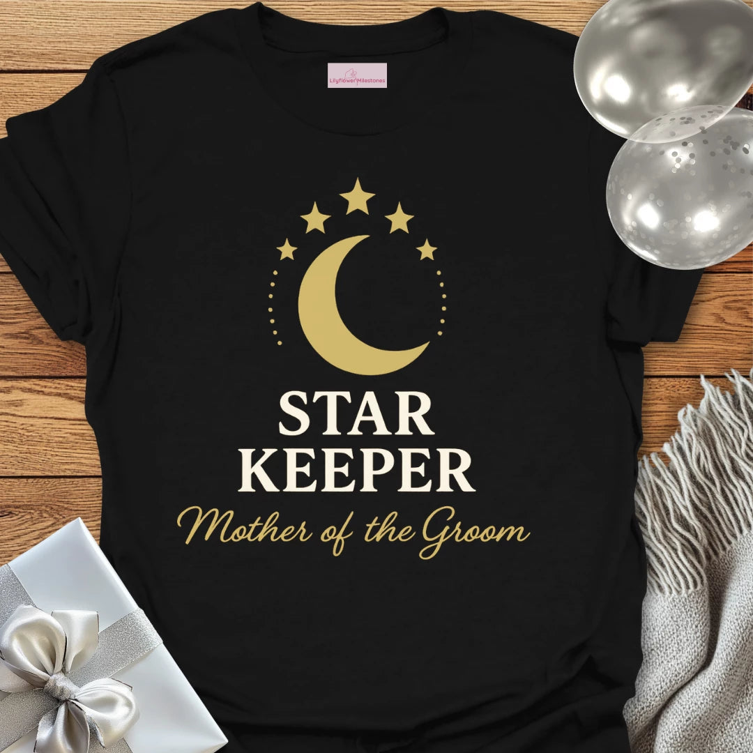 Mother of the Groom, Star Keeper Wedding T-Shirt
