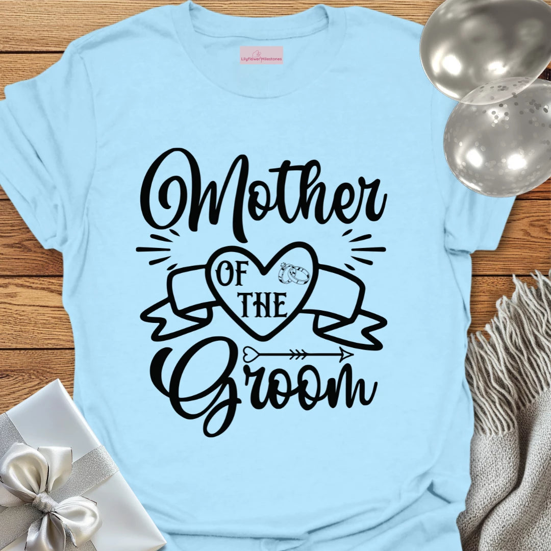 Mother of the Groom T-Shirt (scroll)