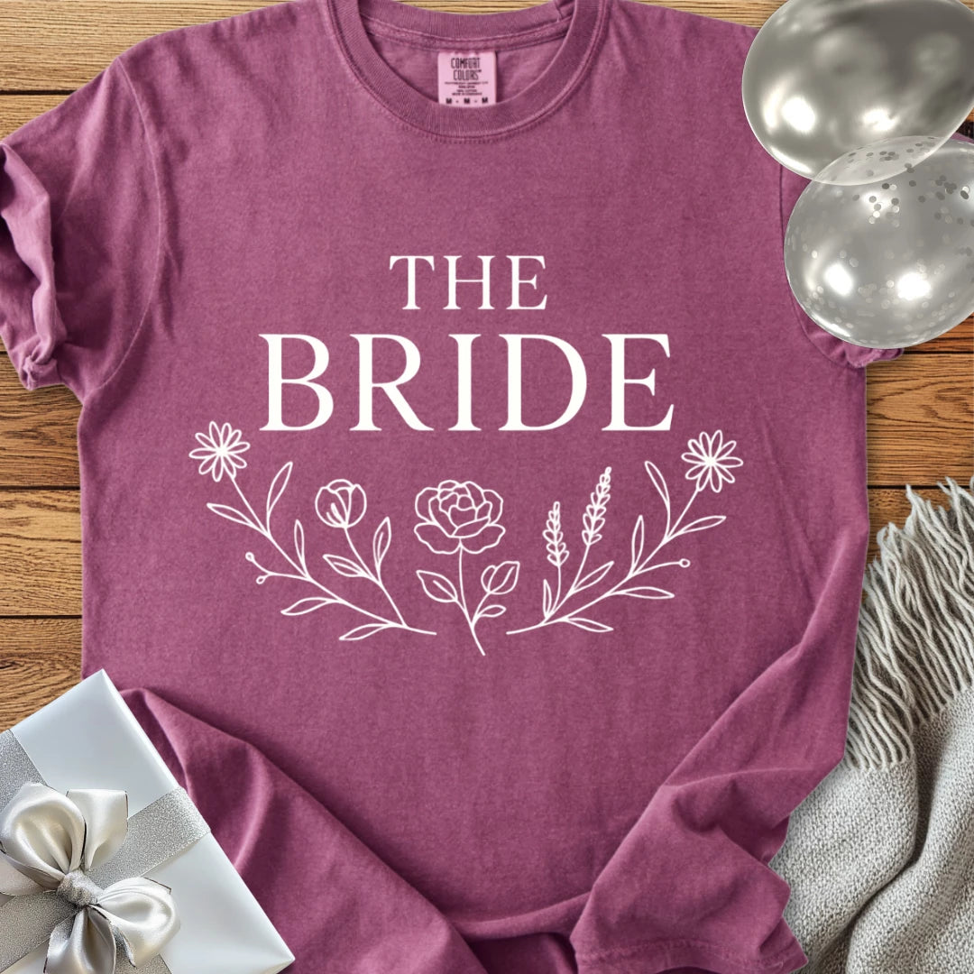 The Bride - Premium Bloom Bridal Party T-Shirt