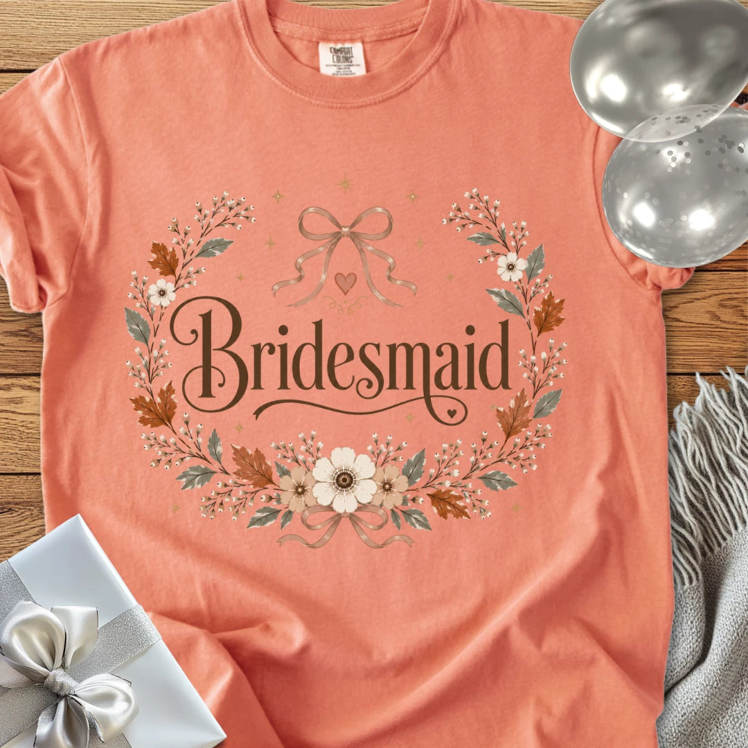 Bridesmaid - Premium Wedding T-Shirt