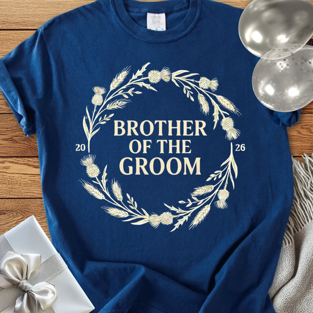 Brother of the Groom 2026 - Premium Wedding T-Shirt