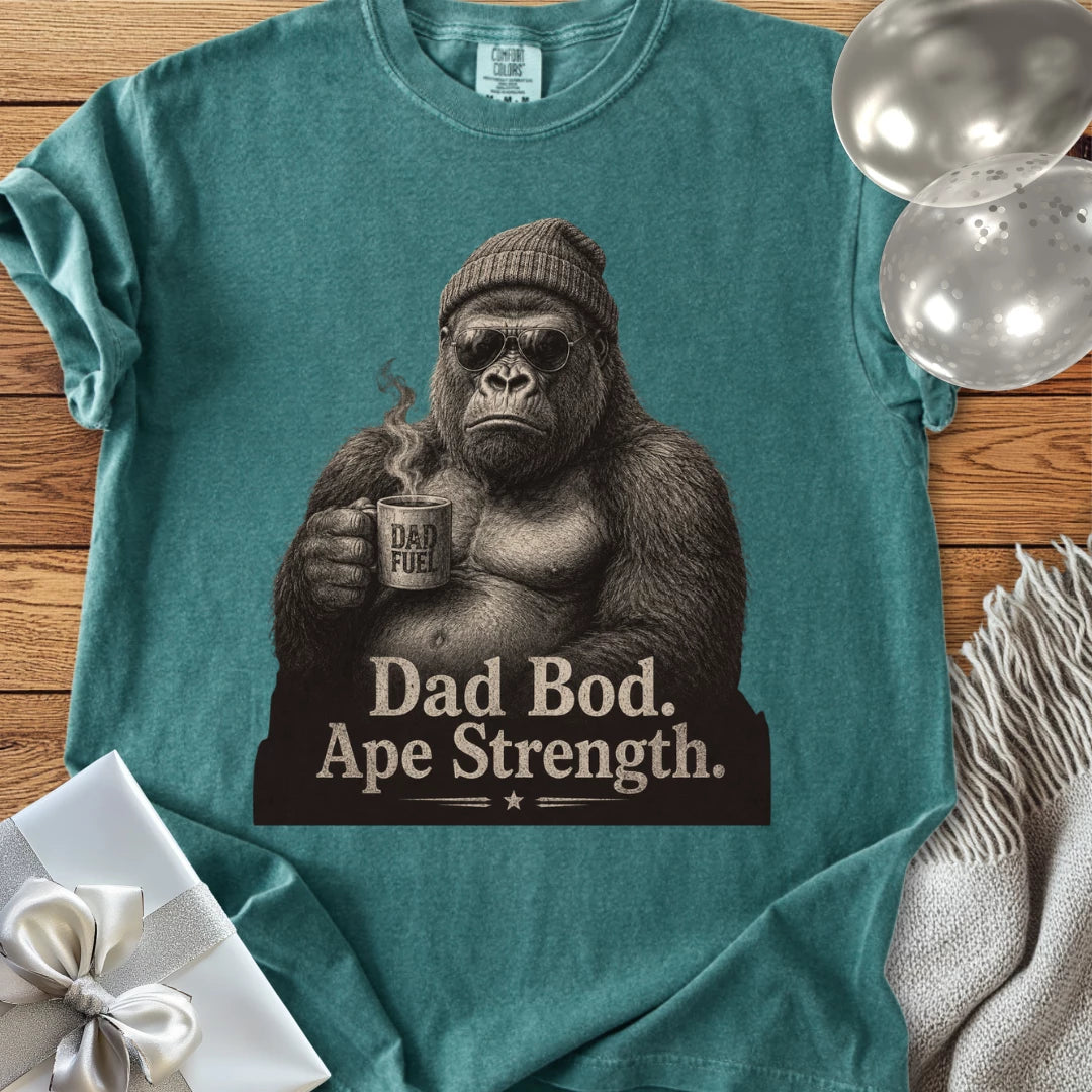 Dad Bod, Ape Strength - Premium Parenting T-Shirt
