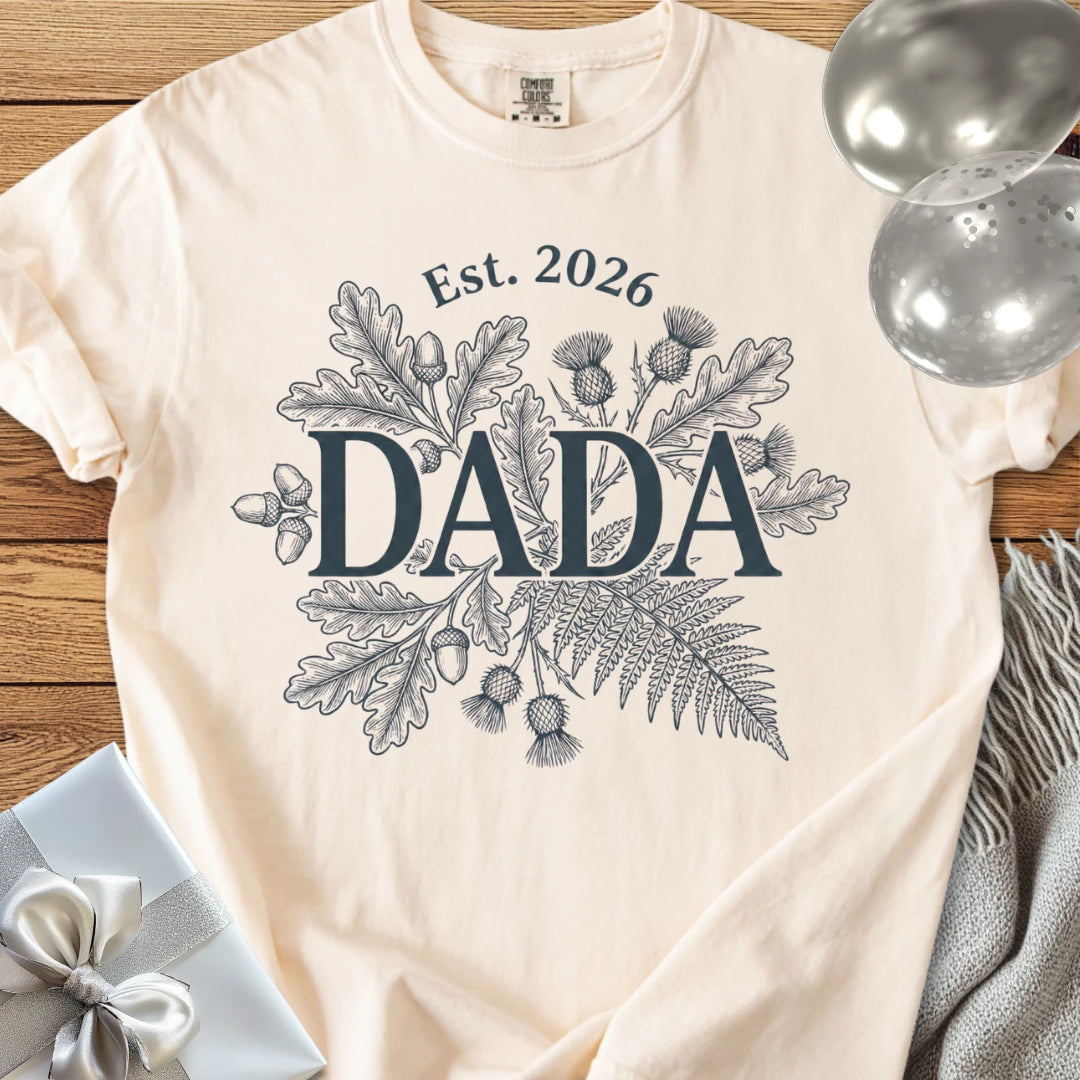 Dada, Est 2026 - Premium New Baby T-Shirt