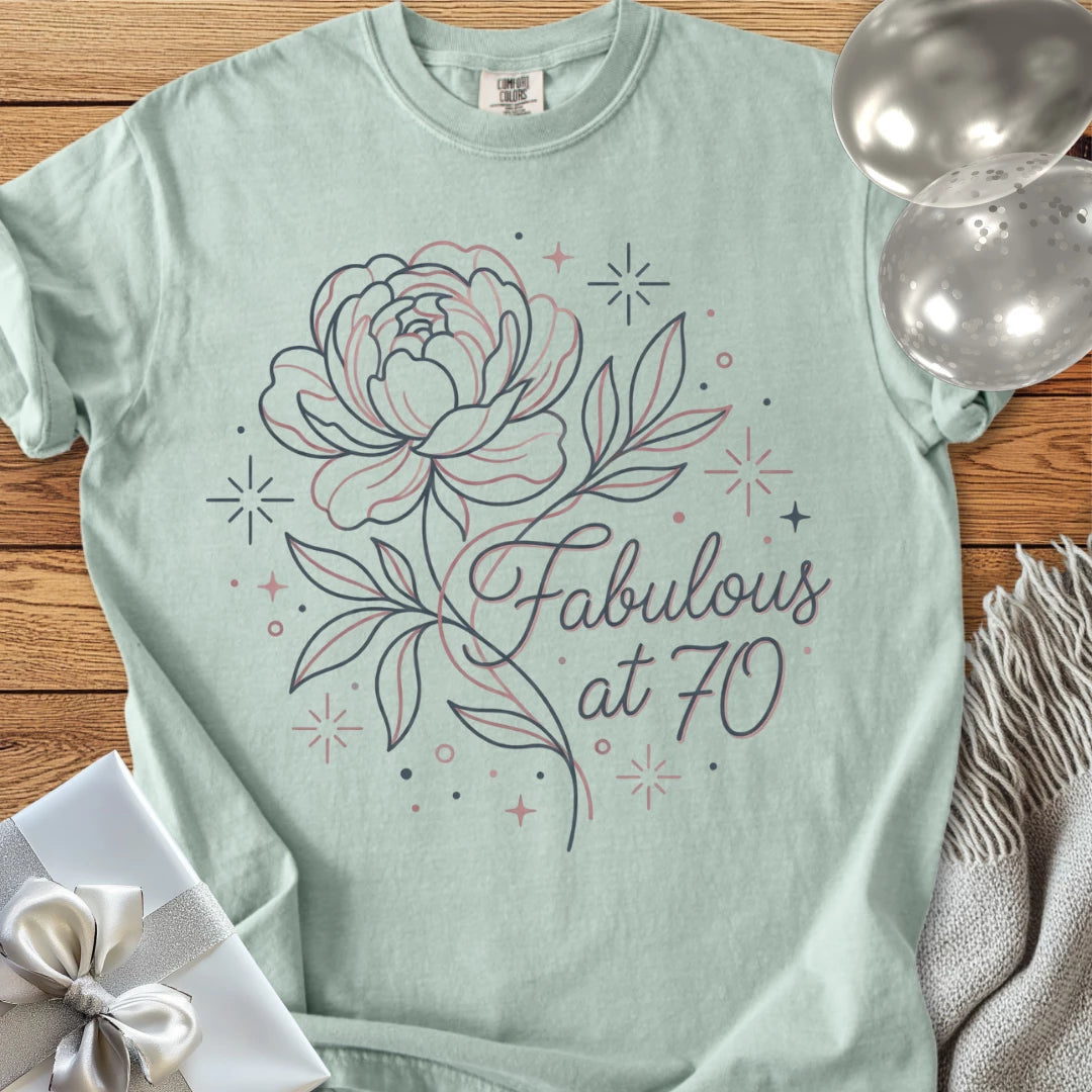 Fabulous at 70 - Premium 70th Birthday T-Shirt