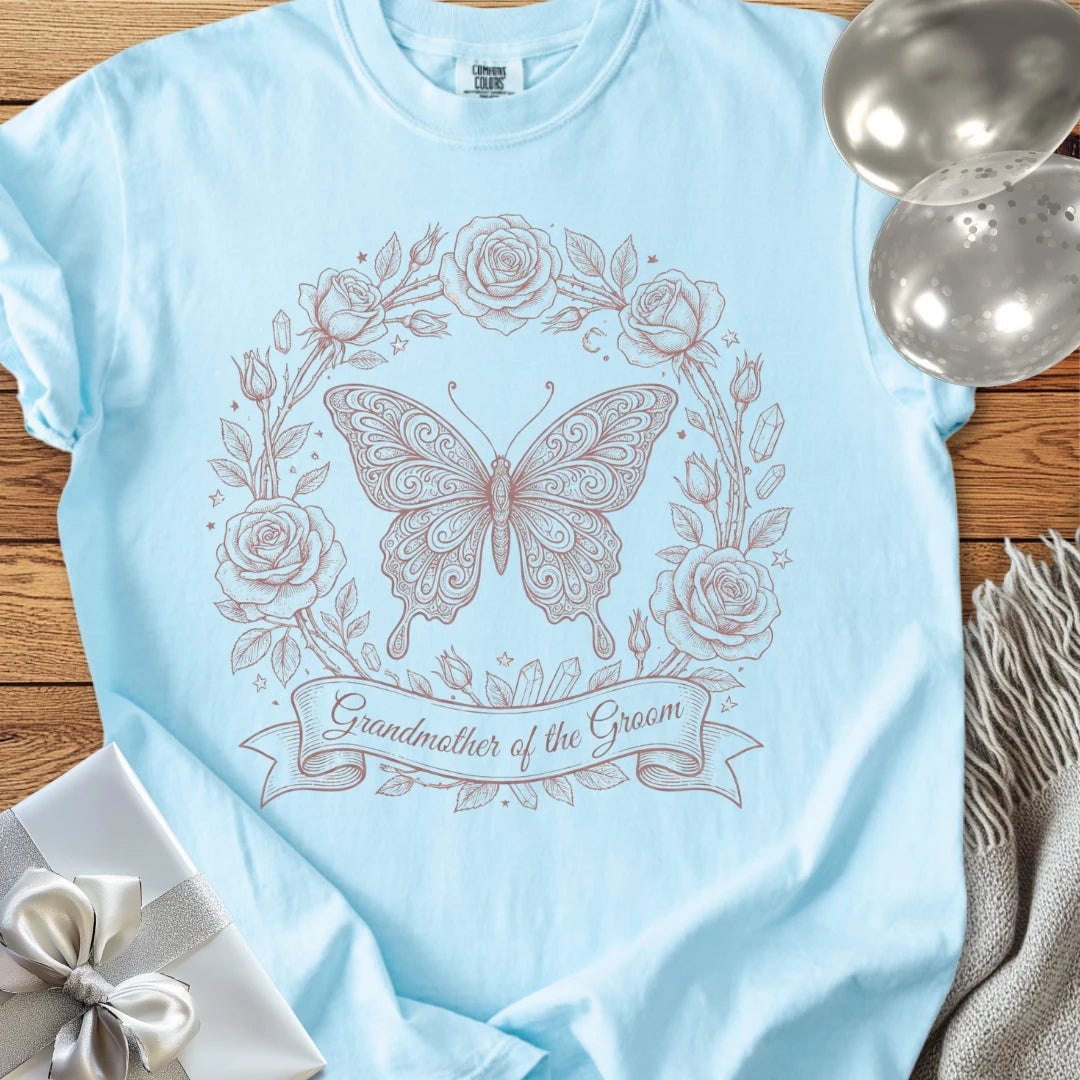 Grandmother of the Groom - Bridal Party T-Shirt