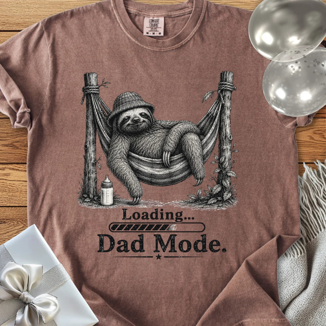 Loading... Dad Mode - Premium New Parent T-Shirt