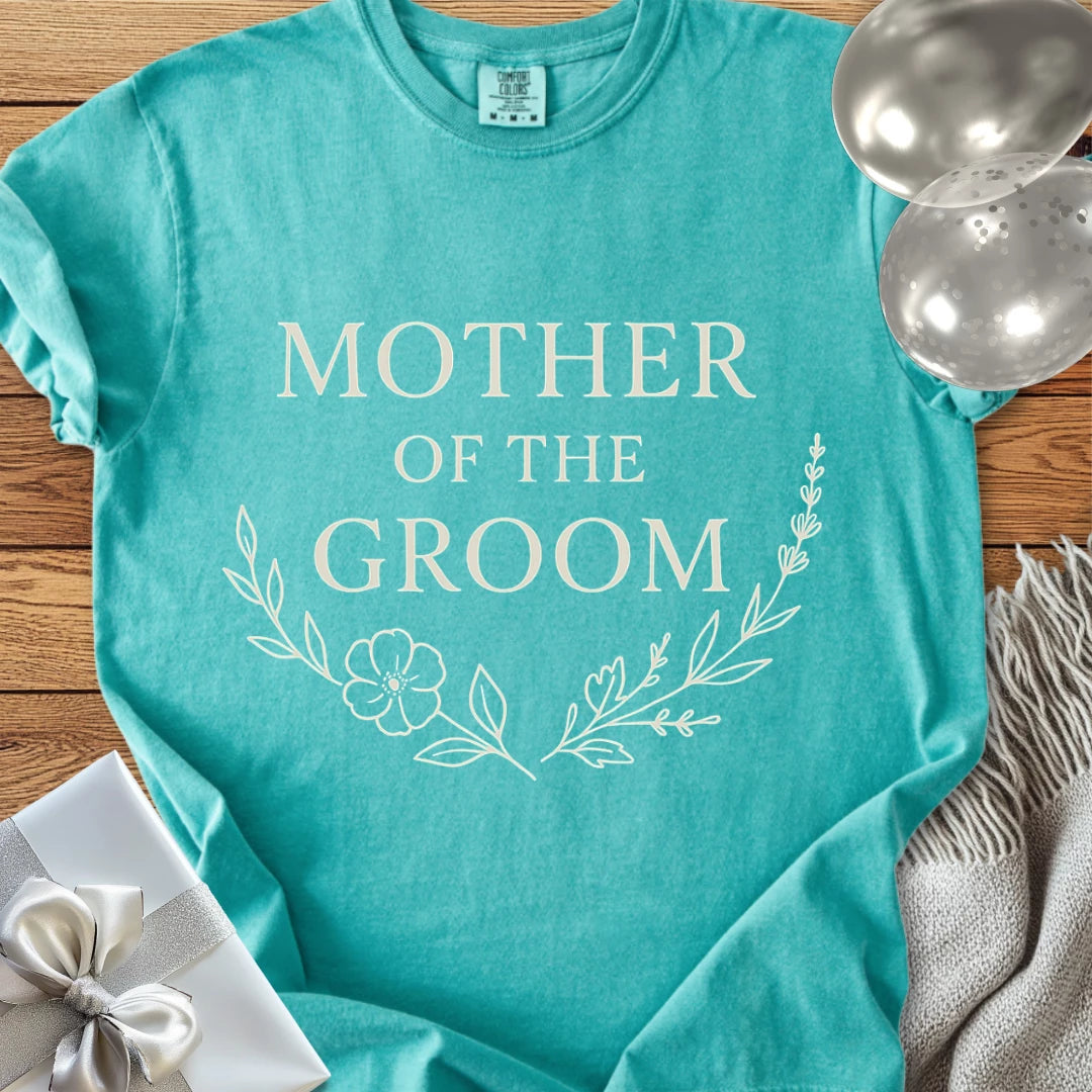 Mother of the Groom - Premium Bloom Bridal Party T-Shirt