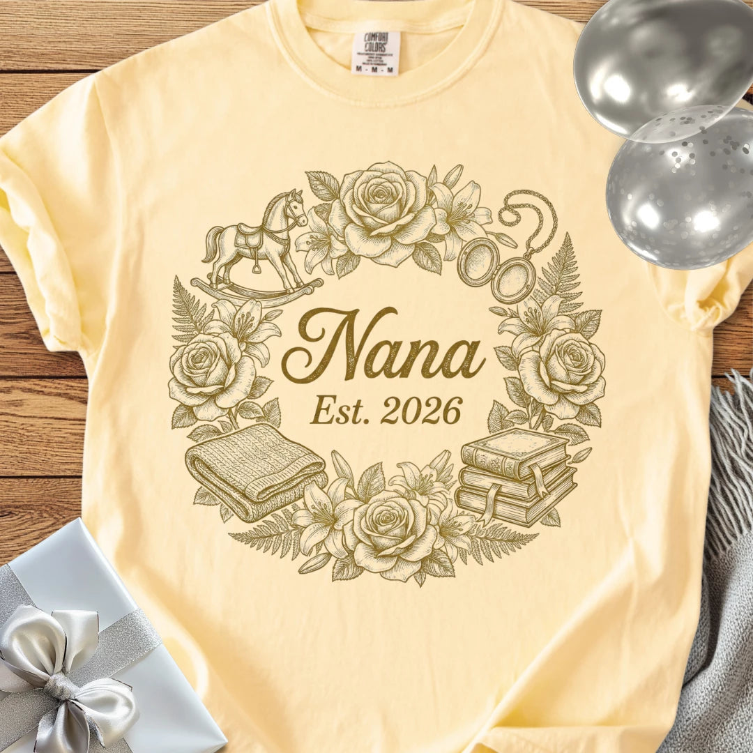 Nana, Est. 2026 - Premium New Baby T-Shirt