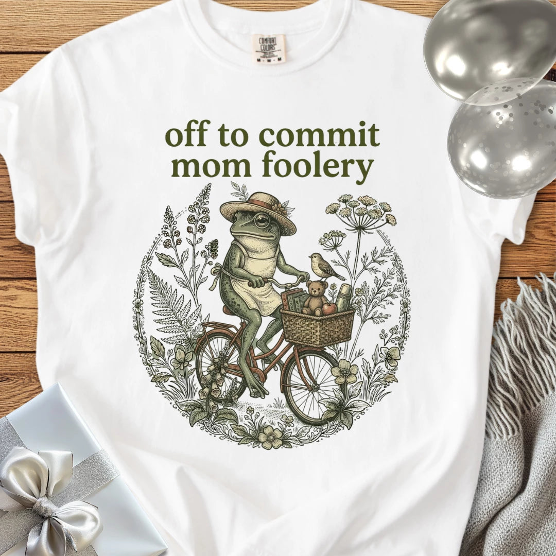 Off to Commit Mom Foolery - Premium Parenting T-Shirt