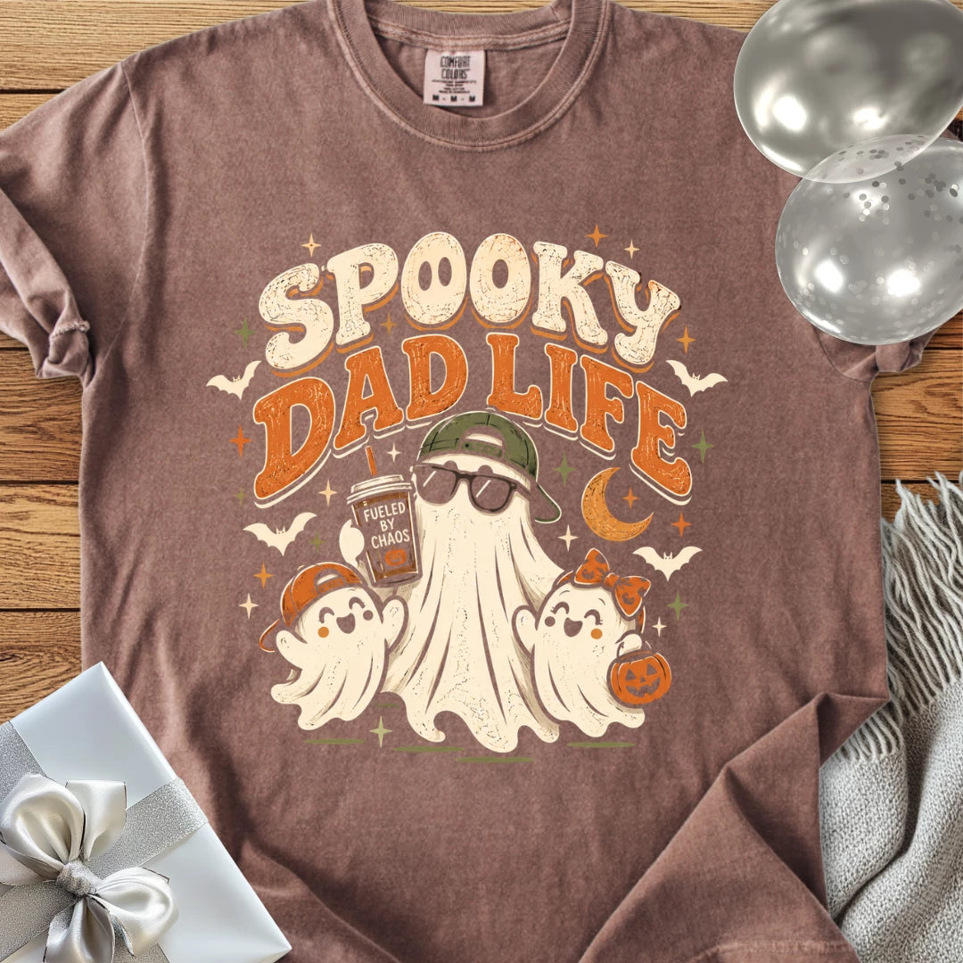 Spooky Dad Life - Premium Halloween Parenting T-Shirt