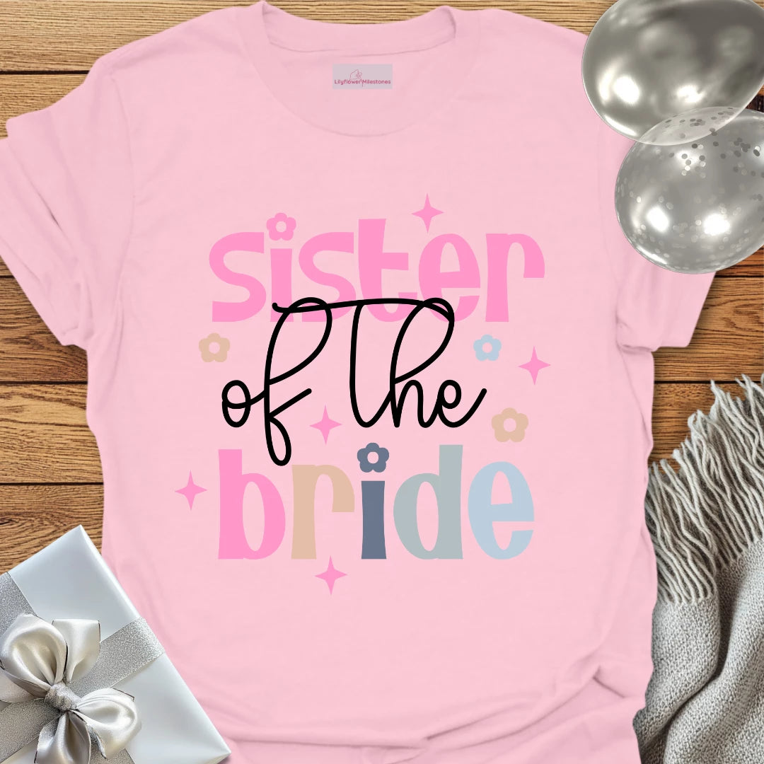 Sister of the Bride Wedding T-Shirt