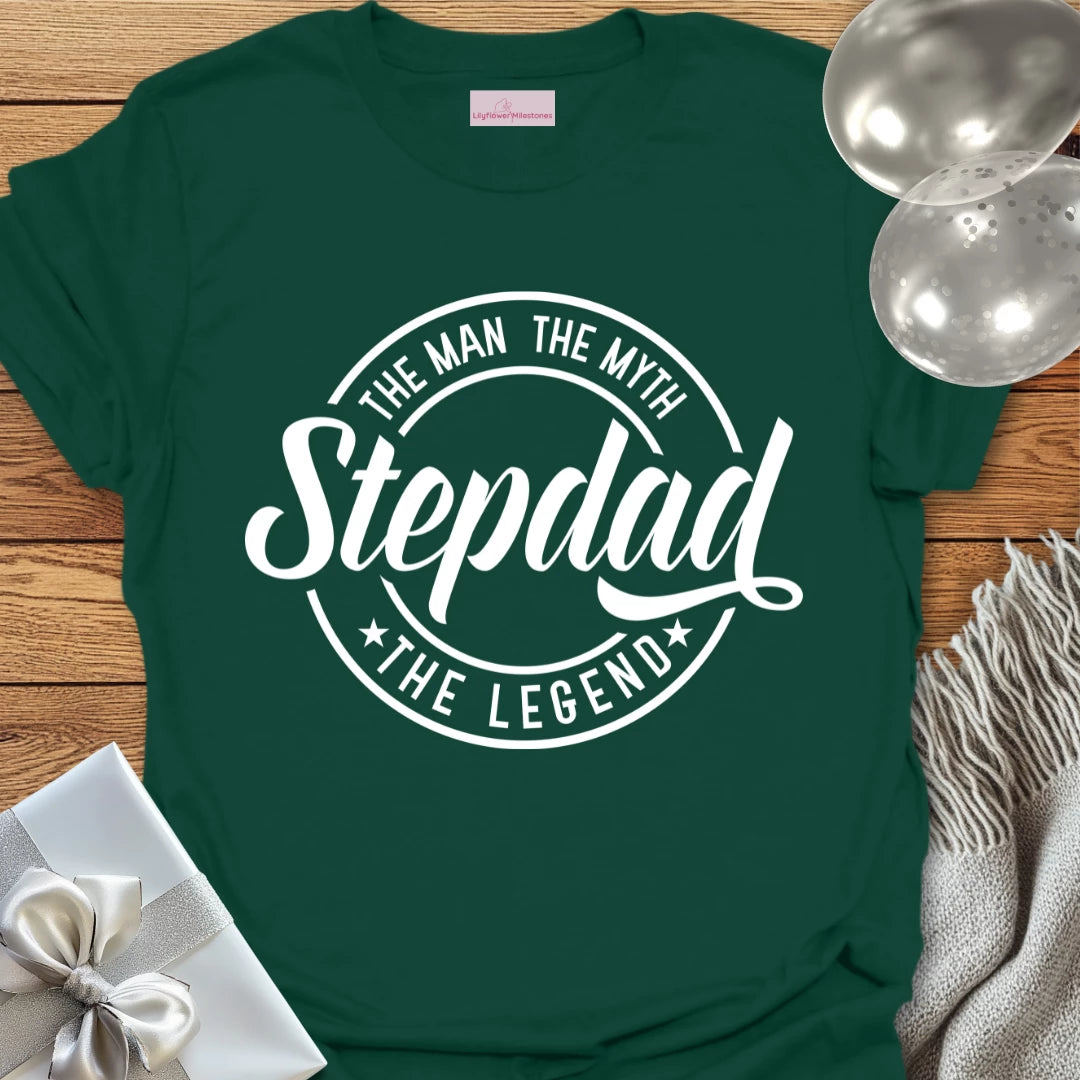 Step-Dad, The Man, The Myth, The Legend - Parenting T-Shirt
