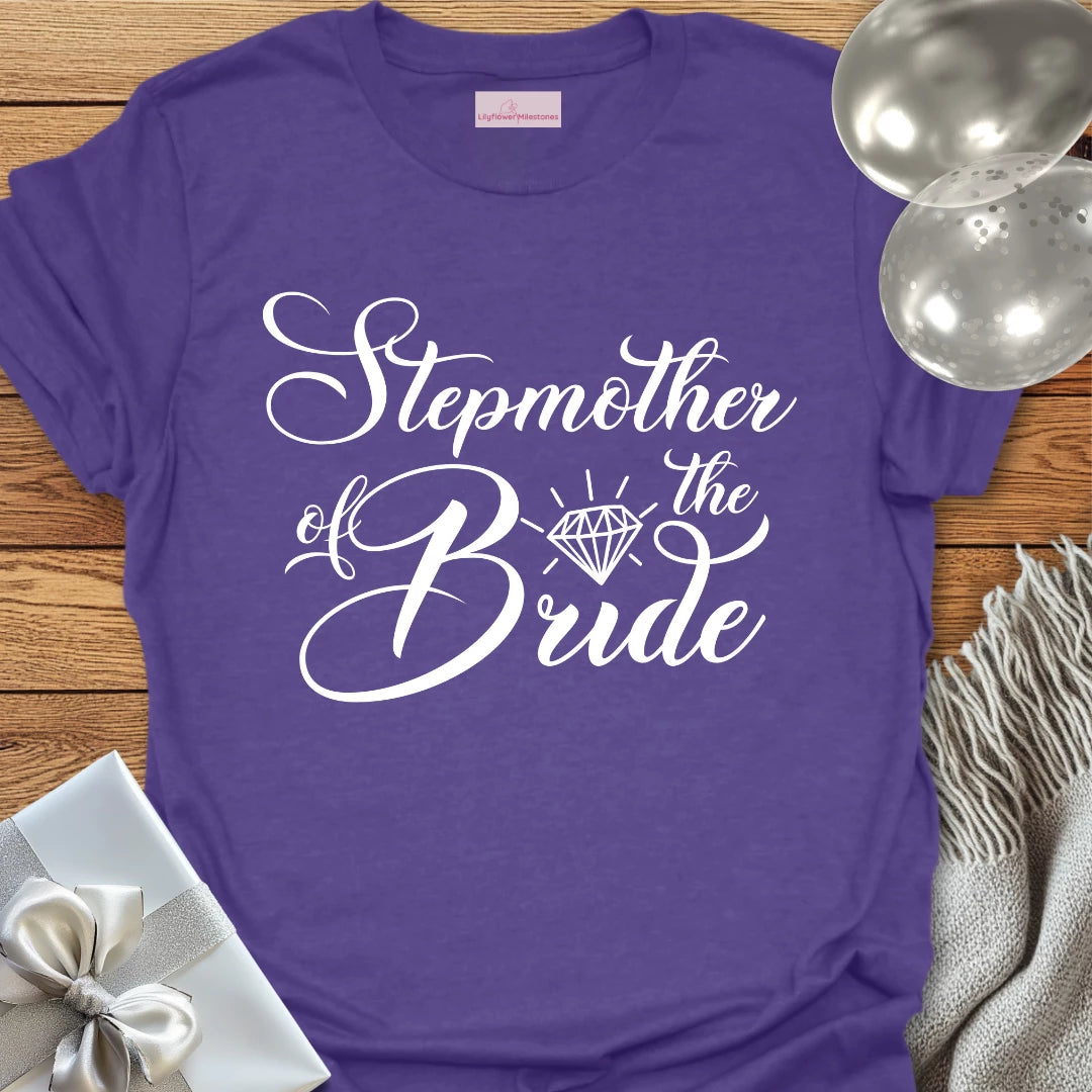 Step-Mother of the Bride - Bridal Party T-Shirt