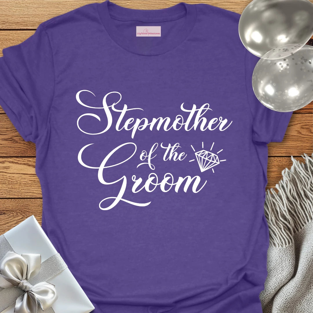 Step-Mother of the Groom - Bridal Party T-Shirt