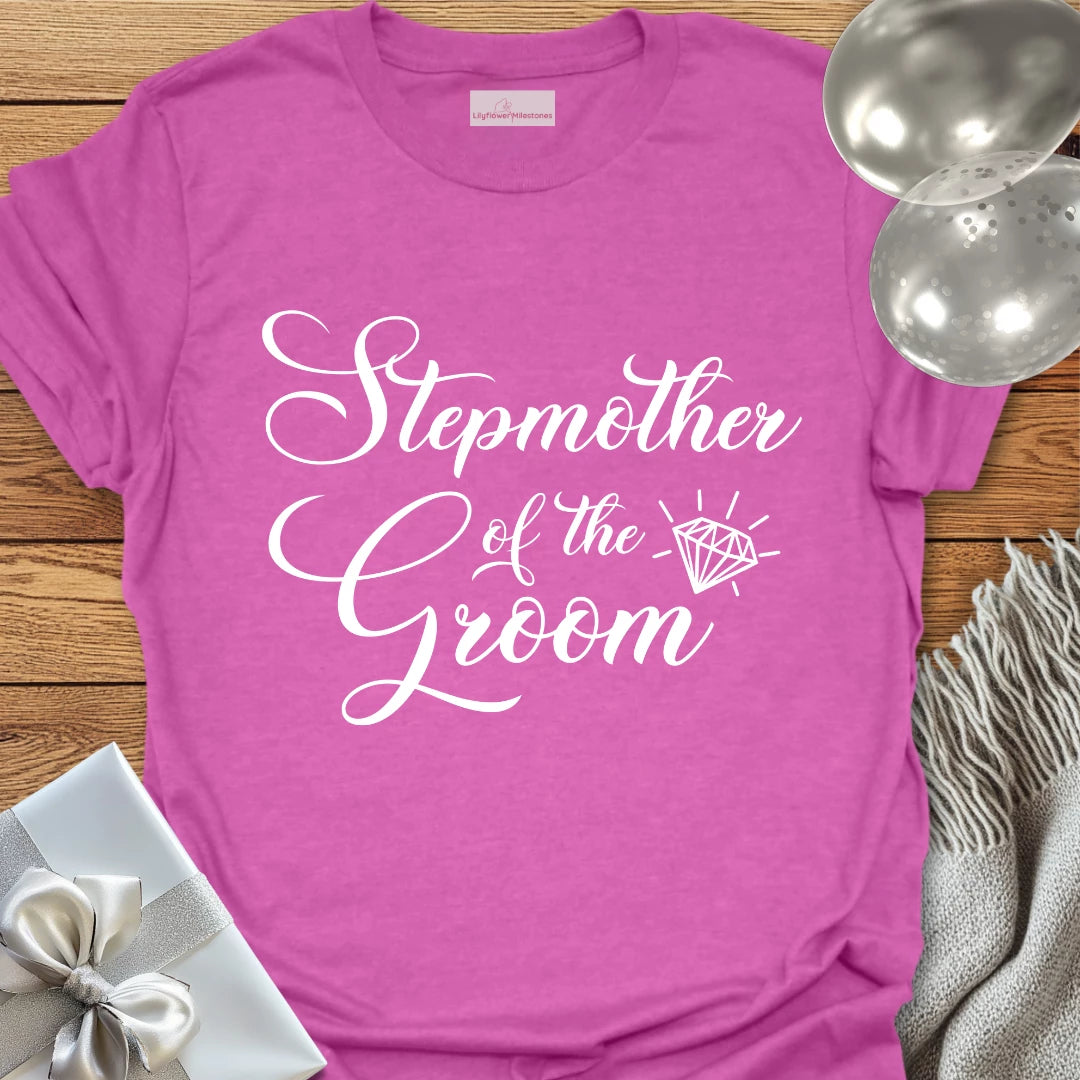 Step-Mother of the Groom - Bridal Party T-Shirt