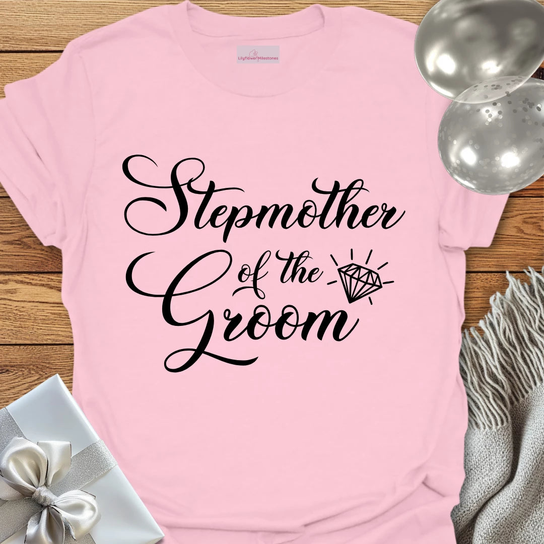 Step-Mother of the Groom - Bridal Party T-Shirt