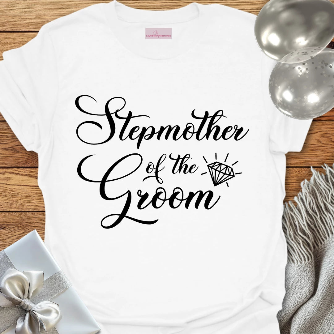 Step-Mother of the Groom - Bridal Party T-Shirt