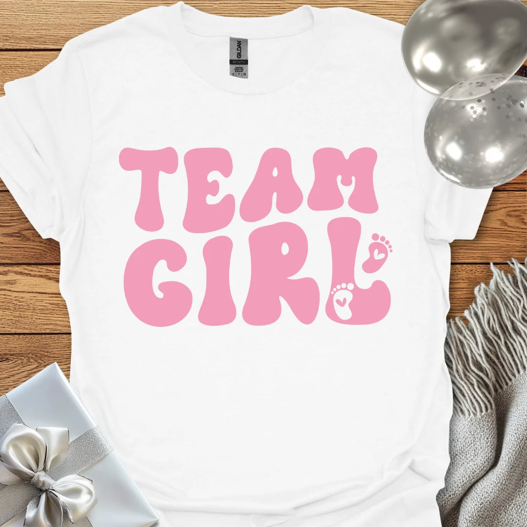 Team Girl - Pregnancy T-Shirt