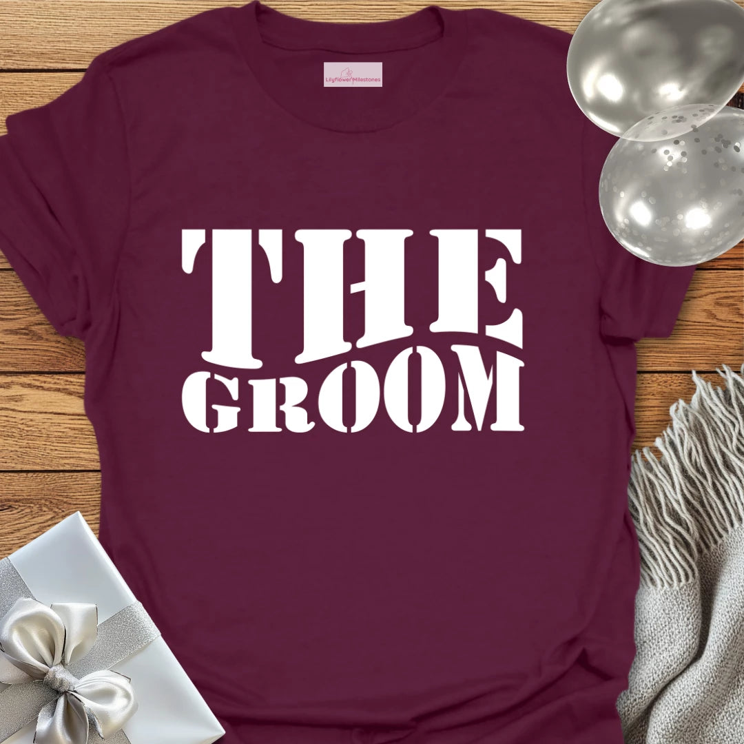 The Groom T-Shirt (Retro)