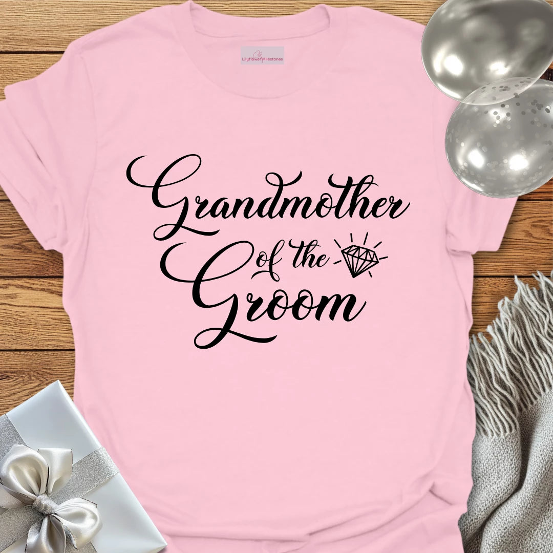 Grandmother of the Groom - Bridal Party T-Shirt